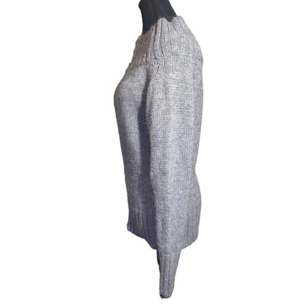 COPY - Zara Grey Cable Knit High Collar Sweater Women’s Size Large